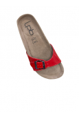 Les P'tites Bombes Mules ROSA VERNIS ROUGE
