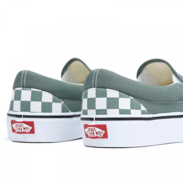 Sage checkerboard vans deals