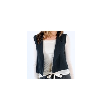 GILET LEA134E11 CARBONE