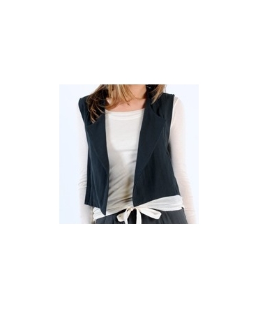 GILET LEA134E11 CARBONE