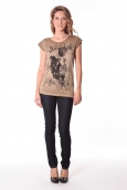 Tee-shirt Little 13q430 Camel