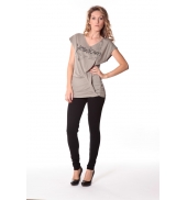 Tee-shirt Yes 13q424 Gris