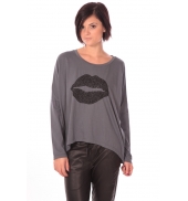 Charlie Joe Top Lips Gris  