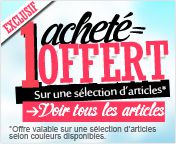1 achete = 1 offert